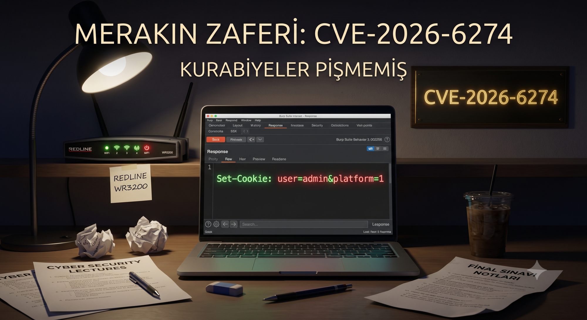Ders Çalışırken Modem Kırmak: İlk CVE Serüvenim (CVE-2026-6274)